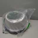 SINJEUN 15 Pack 10 Inches Plastic Disposable Cake Container, Disposable Cake Carrier with Clear Dome Lid, Clear Disposable Cake Holder for Transporting, Storing, Displaying