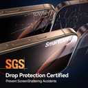 SMARTDEVIL Tempered Glass for iPhone 16 Pro Max Screen Protector [3 Pack],Ultra HD Original Screen Clarity, Anti-Scratch Film,SGS Certified Shatterproof,SmartPull Box Bubble