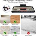 Alrens 7PCS Vacuum Attachments & Brushes for Miele Vacuums - Hardwood Floor Brush Attachment with Wheels for Low-Pile Carpets and All Smooth Floors, Compatible with C1 C2 C3, S2 S4 S5 S6 S8 Series