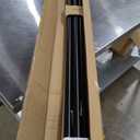 Umbra Cappa Double Curtain Rod, Includes 2 Matching Finials, Brackets & Hardware, 120 to 180-Inch, Black