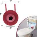 for Kohler GP85160 2-Inch Toilet Flapper Replacement Kit with Chain,Compatible with Kohler Toilet Tank Parts,Strong Sealing,Red (Red-2Pack)