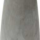 Creative Co-Op Tall Paulownia Wood Vase with Washed Finish, Grey