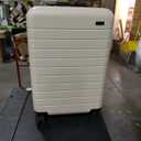 Away Bigger Carry-On Luggage, Lightweight Hardside Large Suitcase with Spinner Wheels, TSA Lock, Airline Approved, Salt White Matte, The Bigger Carry-on