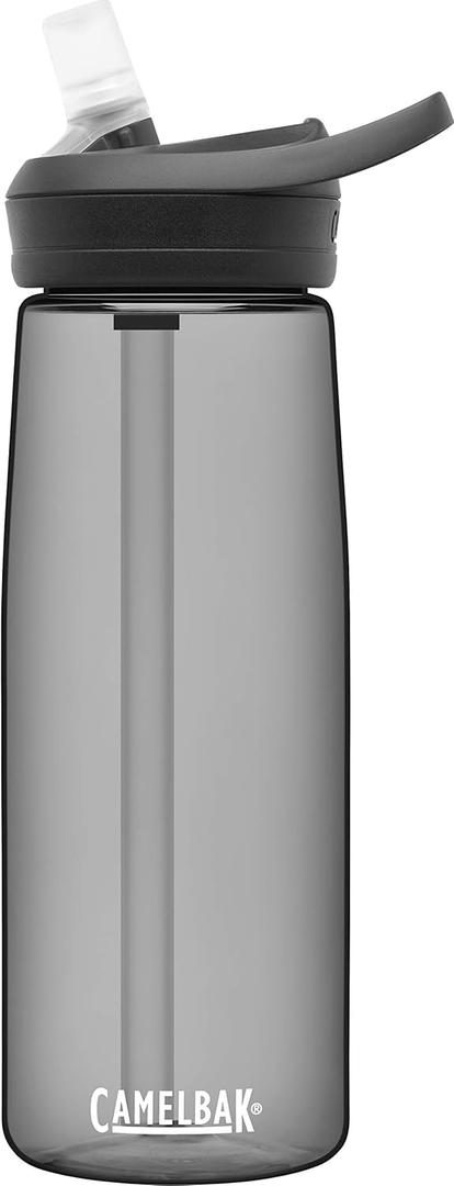 CamelBak Eddy+ Straw Top Water Bottle with Tritan Renew (25 Ounces, Charcoal 2.0)
