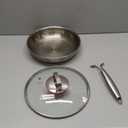Platefull Titanium Pan, 2026 New Titanium Pro Pan, 12" PURE TItanium Non-Stick Pans with Titaniums Pans Lid and Titaniums Spatula, TITanium Hammered Frying PAN for All Stovetops (10.23in/26cm)