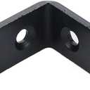 Corner Brace 1.57" x 1.57" 90 Degree L Brackets Black Right Angle Bracket -10pcs