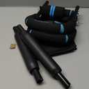 Twister Arm Trainer for Men, Chest Workout Equipment 5-Level Adjustable (40-130lb) with Ergonomic 27 Targets Biceps/Clip/Thigh, Portable Exerciser for Home Gym Travel Fitness