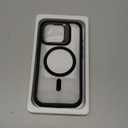 ESR for iPhone 14 Pro Max Case with Stand, Compatible with MagSafe, Full-Body Military-Grade Drop Proof Case with Built-in 9H+ Tempered Glass Screen Protector, Armor Series, Clear Black