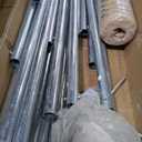 VEVOR Large Metal Chicken Coop with Run, Walk in Chicken Run for Yard with Waterproof Cover, 6.5 x 9.8 x 6.5 ft, Spire Roof Large Poultry Cage for Hen House, Duck Coop and Rabbit Run