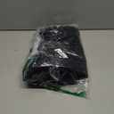 Smiry Luxury Chenille Toilet Rugs U-Shaped 24x20, Soft Absorbent Non-Slip Contour Bathroom Rugs for Toilet, Machine Washable Contoured Bath Mats, Black