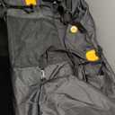 Back Seat Extender for Dogs, Waterproof Dog Car Seat Cover for Back Seat with Hard Bottom, 2025 Upgraded Material, Anti Scratch, Safer, Easy to Use and Clean, Holds 400lbs (Large, Black+Orange)