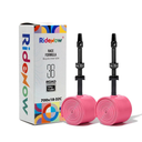 Bibike 2 Pack Ridenow TPU Tubes 700x 18-32C/32-47C with Metal Presta Valve, Removable Valve Core