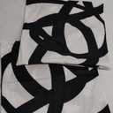 Double Sided Design Black and White Throw Pillow Covers - Modern Throw Pillow Cases for Home Decor, 18x18 Inches Set of 2 Boho Design Cushion Cover,Bedroom Bed Outdoor Couch Sofa