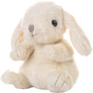 DILLY DUDU Cream Bunny/Rabbit Stuffed Animal Plush Soft Toy 6-Inch