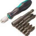 Pozidriv Screwdriver Set, PZ2 BitsDrill Bit Extension and Quick Release Bit Driver Handle for DIY or Repair