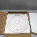 14.2" Microwave Glass Plate for Whirlpool W10818723 Microwave Plate Replacement Microwave Glass Plate for KitchenAid, Maytag 14 1/8 Microwave Glass Turntable 4375274 4252778 461967720541 (14.2" Ring Shape Hole)
