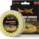 HERCULES Fly Fishing Line Floating Weight Forward Fly Line with Double Welded Loop (WF3F 90FT, Yellow)