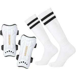 Soccer Shin Guards for Youth Kids Toddler, Protective Soccer Shin Pads & Sleeves Equipment - Football Gear for 3 5 4-6 7-9 10-12 Years Old Children Teens Boys Girls