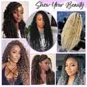 Goddess Locs Crochet Hair 24inch 9 Packs 1B30 Boho Faux Locs Crochet Hair with Curly Ends Pre Looped Bohemian Locs for Women