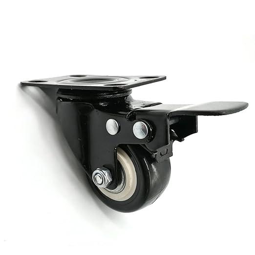 Casters Wheels with Brake Mute Furniture/Trolleys Wheel Industrial Hardware