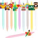 ceiba tree 20pcs Teacher Pens Cute Black Ink Writing Pens End of Year Teacher Appreciation Week Gifts Teach Love Inspire for Men Woman School Office Supplies