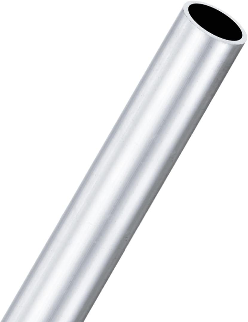 1-Pack 300mm 6063 Aluminum Round Tube, 20mm ID 25mm OD Seamless Aluminum Tubing for Construction/Machining/DIY Crafting, Metal Straight Pipe [0.79"x0.98"x12"]