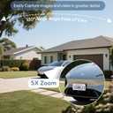 2.4G/5G WiFi Camera for Home Security with Double Solar Panels, 2K Solar Security Camera Wireless Outdoor, Color Night Vision, 2-Way Talk, Spotlight, Siren, IP66, Cloud/SD, AI Detection, Works w/Alexa