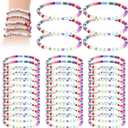 Unittype 24 Sets Back to School Gifts for Class Friendship Bracelets Bulk, One Size