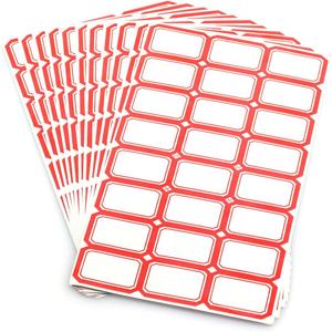 Self-Adhesive Label Stickers for Office Supply Laboratory Label Product Classification Stationery Stickers Price Tag Post Writable Blank Sticker 3.9x2.5cm