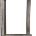 CROWN ME Deluxe Corner Floor Cue Rack, Pool Cue Holder - Smoky Finish, Solid Hardwood, Holds 10 Cues, 16.5-in W x 16.5-in D x 28-in H