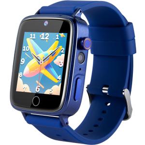 Kids Watch with Pedometer, Kids Smart Watch Boys with 26 Puzzle Games and Flashlight, Kid Watches Gift for 4 5 6 7 Year Old Boys, Toys for Ages 8-12