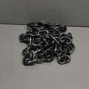 Zcaukya 2 Pcs Halloween Plastic Chain, 6 FT Halloween Props Fake Chains, Plastic Chain Links Creepy Costumes Accessories Haunted House Decor