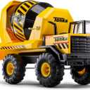 Tonka Steel Classics Mighty Cement Mixer - Made with Steel & Sturdy Plastic, Yellow Toy Construction Truck, Boys and Girls, Kids, Toddlers, Ages 3+