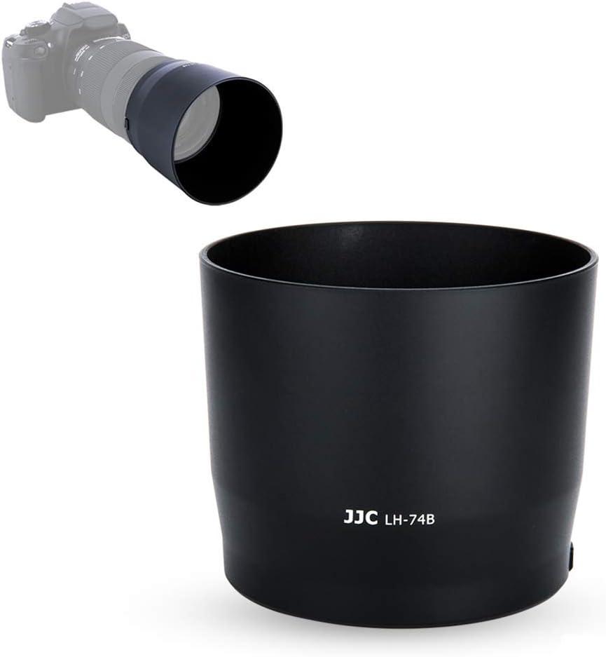 JJC ET-74B Bayonet Reversible Lens Hood Shade for Canon RF 100-400mm f/5.6-8 is USM and EF 70-300mm f/4-5.6 is II USM Lenses, Replaces Canon ET-74B Lens Hood, Not Affect to Use 67mm Filter or Cap