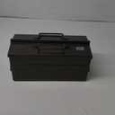 TOYO ST-350MG Steel 2-Tier Tool Box (Military Green)
