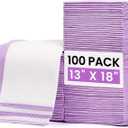 Baby Disposable Changing Pads 100 Pack Disposable Baby Underpads Ultra Soft Waterproof Diaper Changing Liners 13 x 18 in