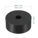 PATIKIL Vibration Isolation Washer 2" OD 0.5" ID 0.8" Thick, 8 Pack Rubber Round Anti Mechanical Damping Feet Pads, Black