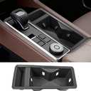 Cup Holder for 2022-2025 Nissan Pathfinder Center Console Cup Holder Insert Cupholder Organizer Coaster Liner for 2022 2023 2024 2025 Pathfinder Interior Accessories Black