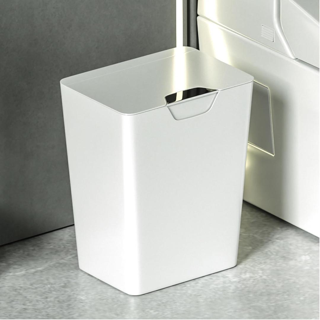 Smart Trash Can with Lid, Motion Sensor Automatic 4.2 Gallon Touchless Trash Bin, Waterproof & Rechargeable Battery-Powered for Home & Office, Bedroom, Kitchen (Dual Power)