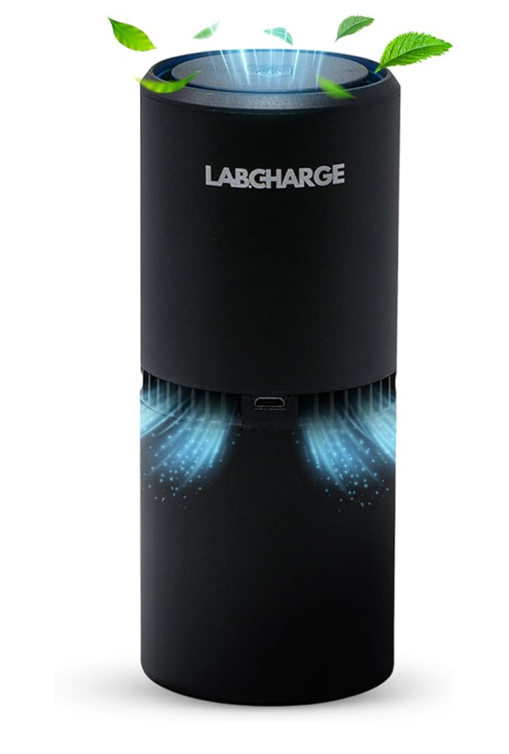 Compact Air Purifier - Covers 250 Sq Ft - Ideal for Bedroom or Dorm Room - Silent HEPA Filter Captures Dust and Pollutants - Portable, Mini Air Purifier for Small Spaces