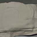 Bedsure GentleSoft 100% Cotton Blanket Queen Size for Bed - Breathable and Lightweight, Soft Cozy Textured Herringbone Woven Blanket for Summer, Linen Beige, 90x90 inches