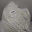 mixinni Green Gingham Comforter Set King, Plaid Comforter Set 3 Pieces 1 Green Grid Comfoter with 2 Pillow Cases for All Seasons, Soft Fluffy Modern Grid Pattern Printed Bedding-King Size