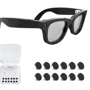 7Pcs LED Light Blocking Stickers Compatible with Ray-Ban Meta Wayfarer/Skyler/Headliner (Gen 2) & Oakley Meta HSTN Smart Glasses Accessories, Low-Tack Restickable Blackout LED Light Covers Sticker