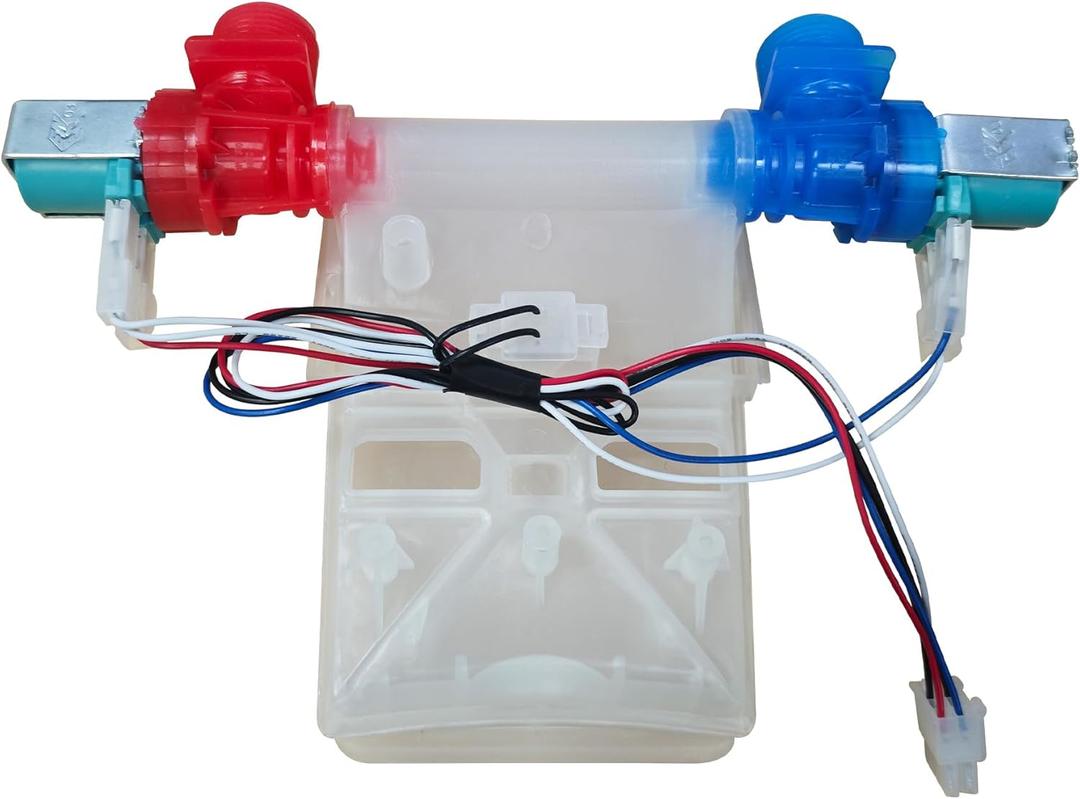 W11210459 W10869799 Washer Water Inlet Valve, Compatible with Whirlpool Maytag Kenmore Amana Crosley Inglis Roper Washing Machine, Replace Part For W10701459 W10838319 W11025984 W11038711 W11210459VP