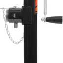 Bastion Distribution Weld-On Side-Wind Jack | Adjustable Drop Leg | Heavy Duty | 5000lb Capacity | Trailer Stabilizing Jack for RVs, Campers, & Utility Trailers | BD-SW-5000-WD