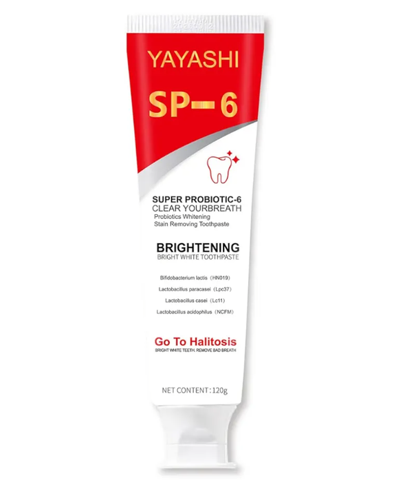 SP-6 Toothpaste, Ultra Whitening, Deep Cleaning and Fresh Breath, Fresh Breath, Stain Removing Toothpaste for Teeth Color Correcting (4Pcs-120g)