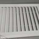 16"*22" Gable Vent,Aluminum Alloy Wall Vent Shed Vents,with Removable Strainer and 180 Degree Opening Angle.Ideal for Attic,Shed,Garage,Play House,Coop.[Inside Dimensions:13.3"w X 19.6"h]-White 2 Pack