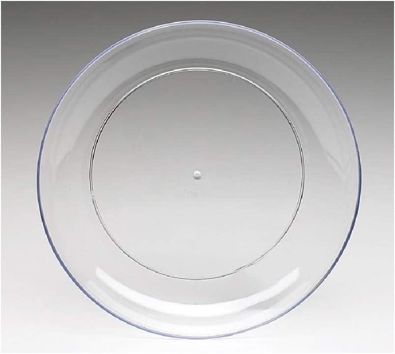 9in Lomey Clear Designer Dish, Pack 12