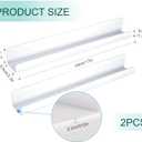 2pcs Magnetic Book Shelf, Whiteboard Magnetic Bookshelf Magnetic Floating Book Stand Magnetic Book Display Holder Magnetic Rack for Whiteboard Classroom Home (White)