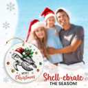 6 x Turtle Christmas Ornament 2025 - Sea Turtle Gifts for Women, Beach Christmas Ornaments for Tree, Ocean Sea Turtle Decor, Nautical Enthusiast Presents for Animal Lovers, Tortoise Gifts for Lovers